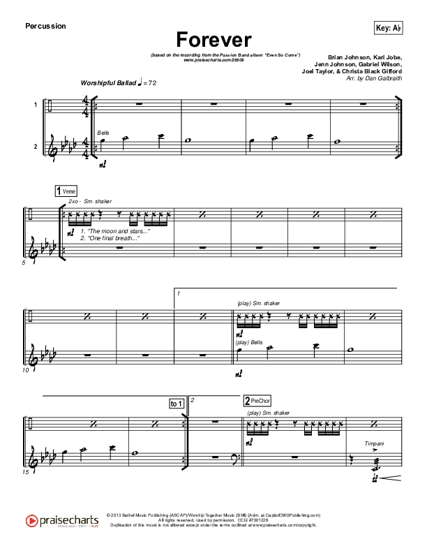 Forever Percussion (Passion / Melodie Malone)