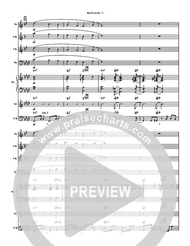 Sing Hallelujah (Instrumental) Conductor's Score (Brad Henderson)