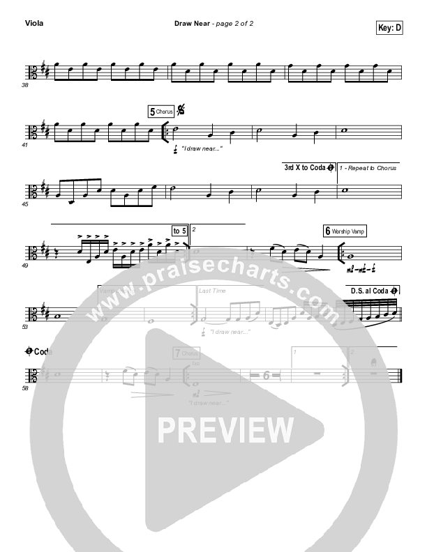 Draw Near Viola (Passion / Kristian Stanfill)