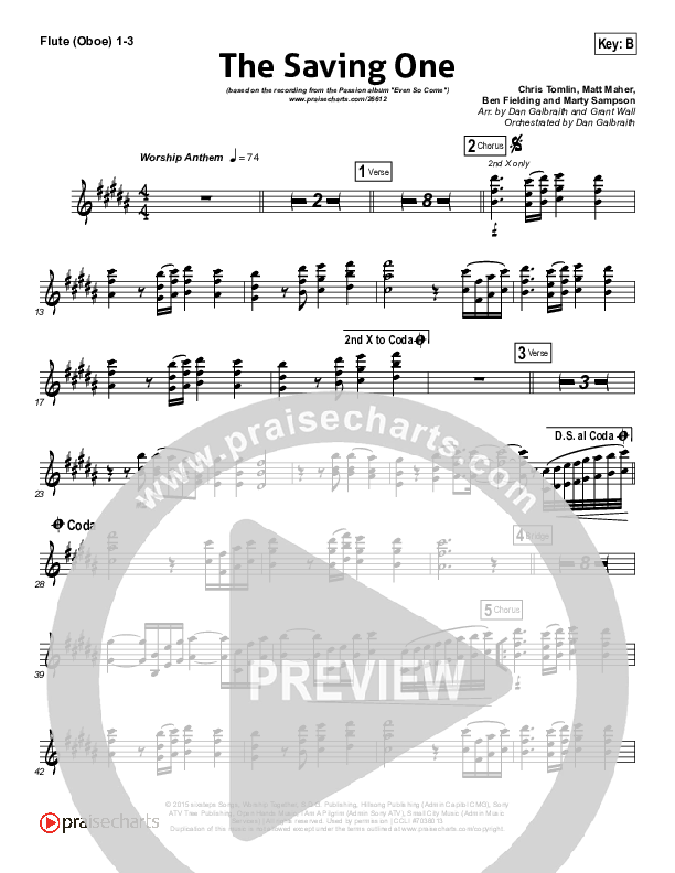 The Saving One Wind Pack (Passion / Chris Tomlin)