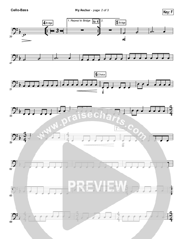 My Anchor Cello/Bass (Passion / Christy Nockels)