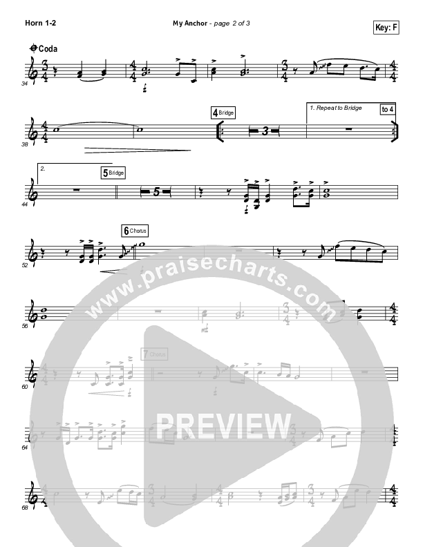 My Anchor French Horn 1/2 (Passion / Christy Nockels)