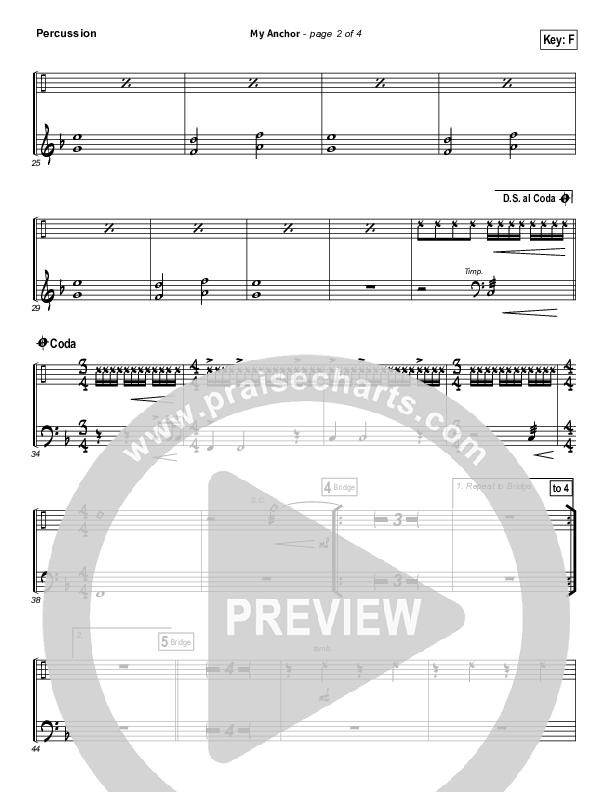 My Anchor Percussion (Passion / Christy Nockels)