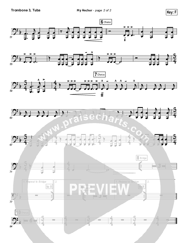 My Anchor Trombone 3/Tuba (Passion / Christy Nockels)