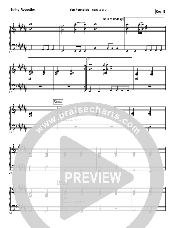 You Found Me Synth Strings (Passion / Kristian Stanfill)