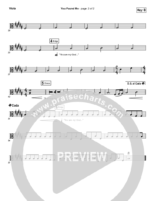 You Found Me Viola (Passion / Kristian Stanfill)