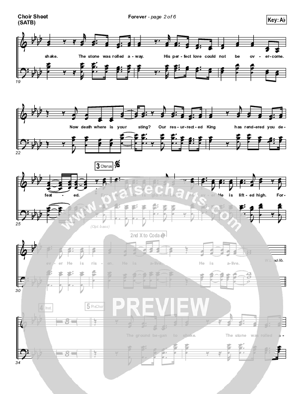 Forever Choir Vocals (SATB) (Bethel Music)