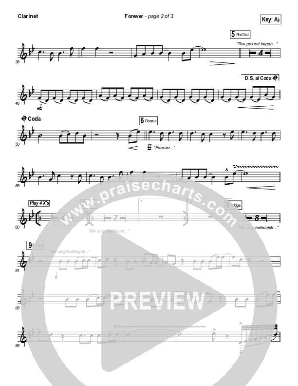 Forever Clarinet (Bethel Music)