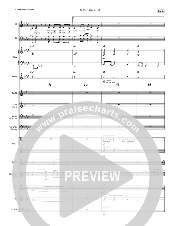 Forever Conductor's Score (Bethel Music)