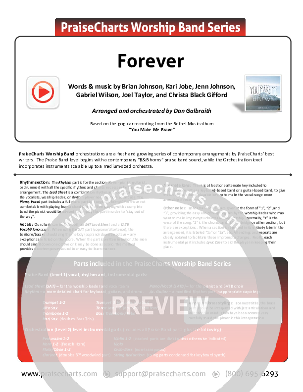 Forever Orchestration (Bethel Music)