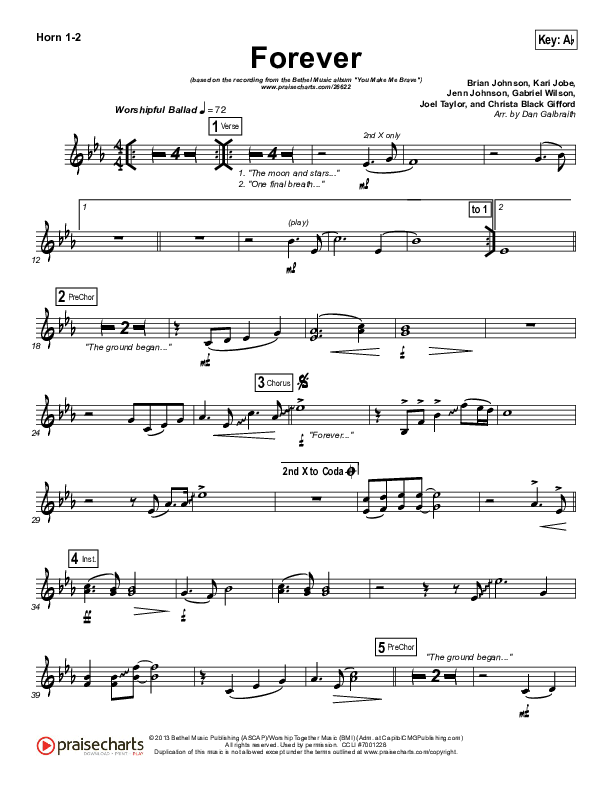 Forever Brass Pack (Bethel Music)