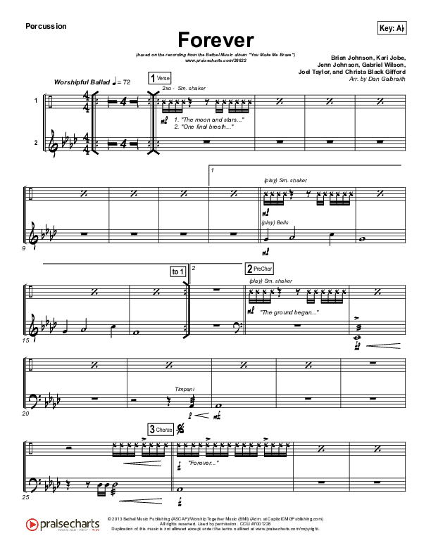 Forever Percussion (Bethel Music)