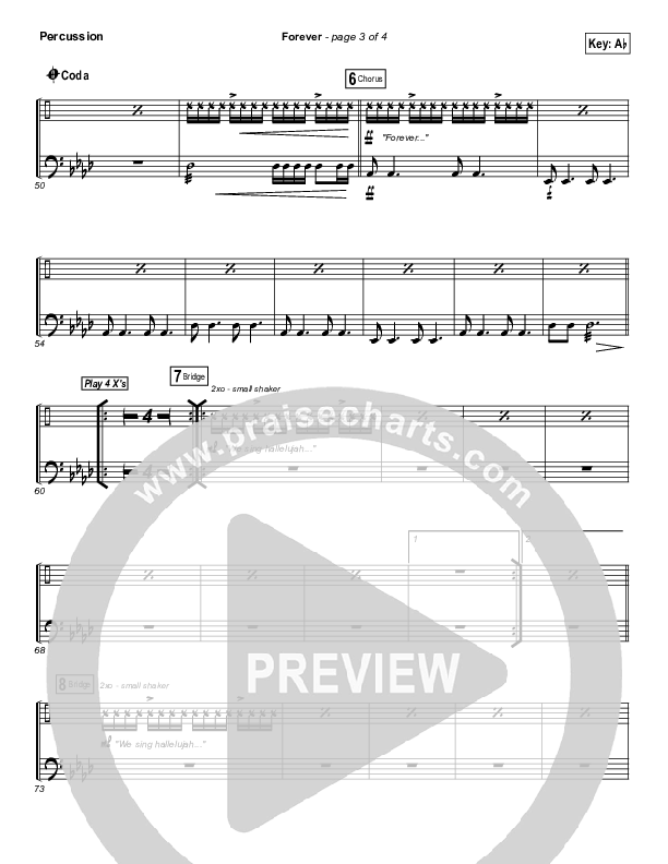 Forever Percussion (Bethel Music)