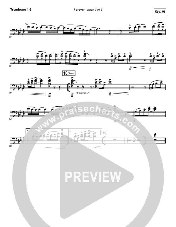 Forever Trombone 1/2 (Bethel Music)