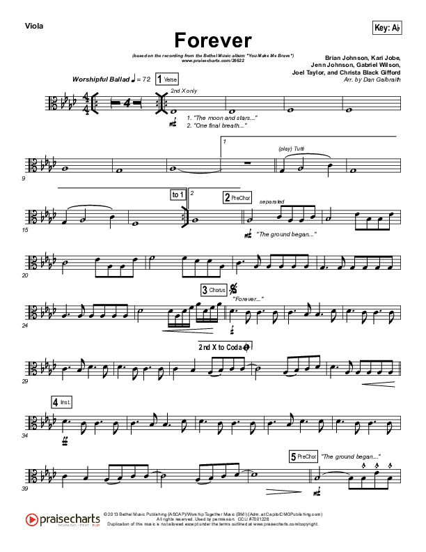 Forever Viola (Bethel Music)