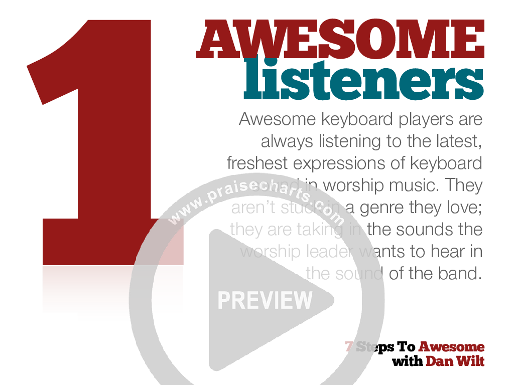 7 Steps To Awesome For Keyboard Players eBook (Dan Wilt / WorshipTraining)