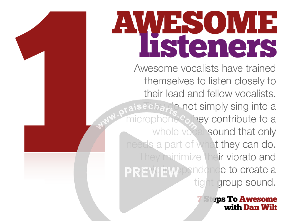 7 Steps To Awesome For Vocalists eBook (Dan Wilt / WorshipTraining)
