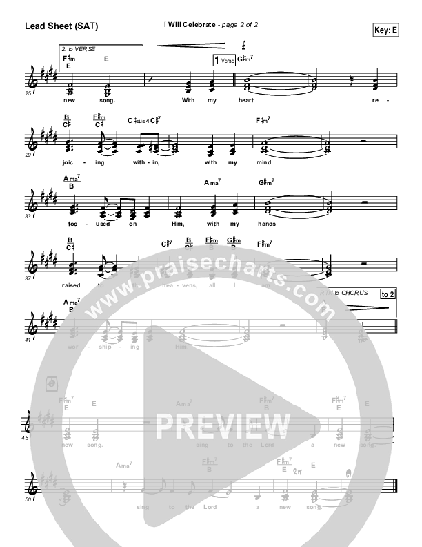 I Will Celebrate Praise Band (Rita Baloche)