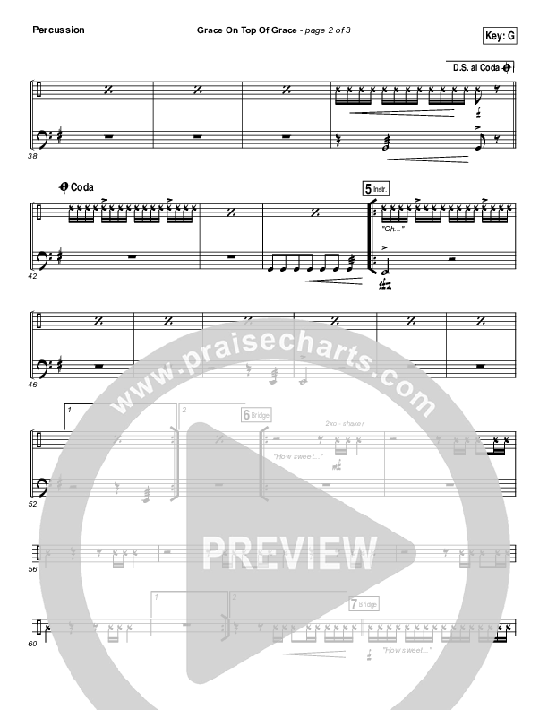 Grace On Top Of Grace Percussion (Fellowship Creative)