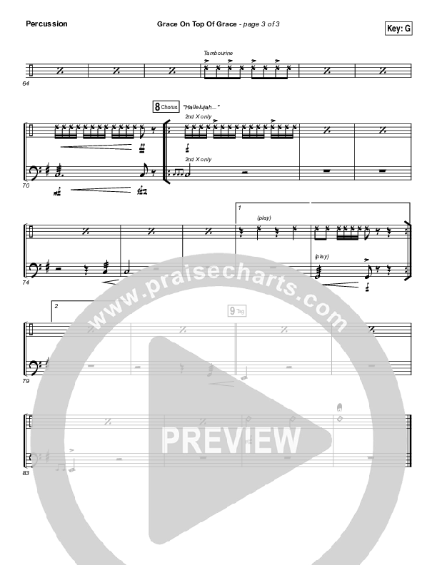 Grace On Top Of Grace Percussion (Fellowship Creative)