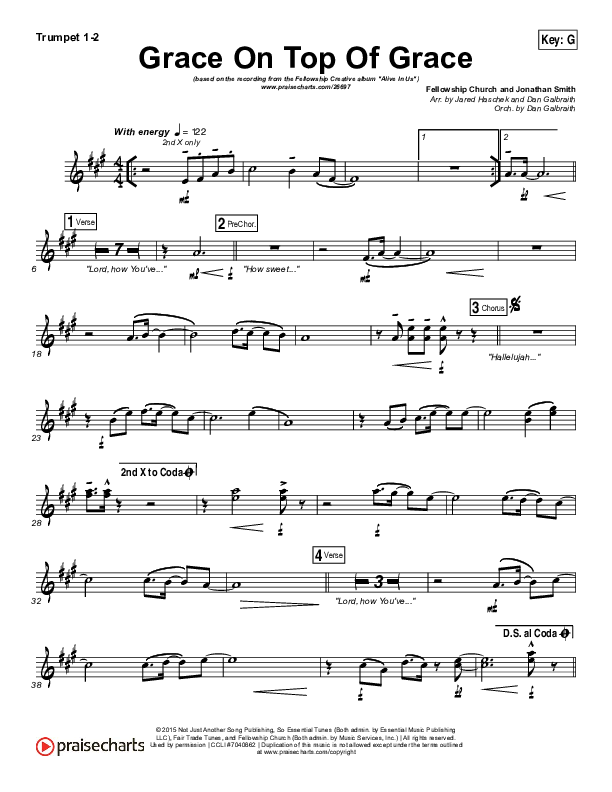 Grace On Top Of Grace Brass Pack (Fellowship Creative)