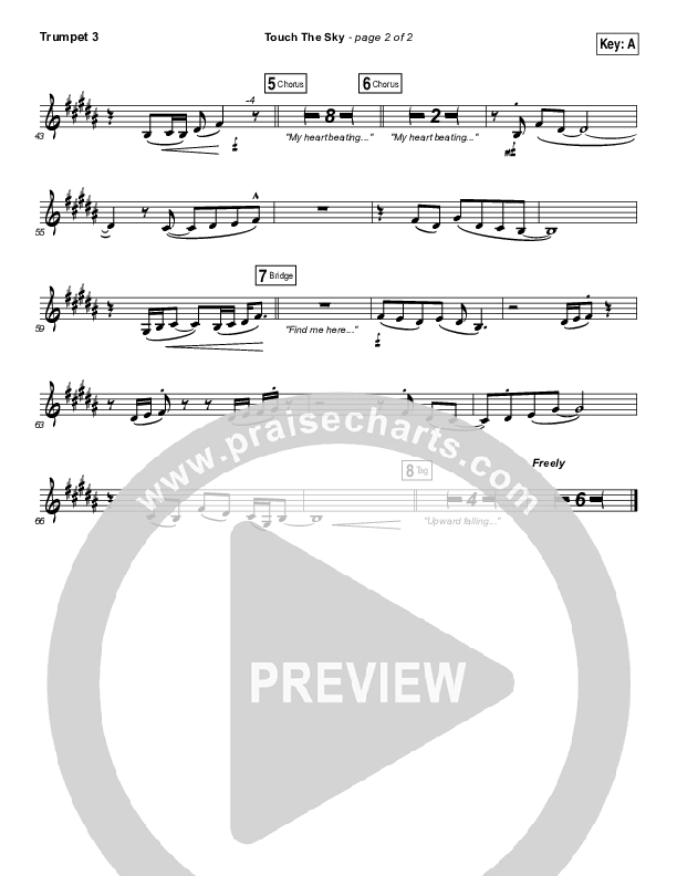 Touch The Sky Trumpet 3 (Hillsong UNITED)