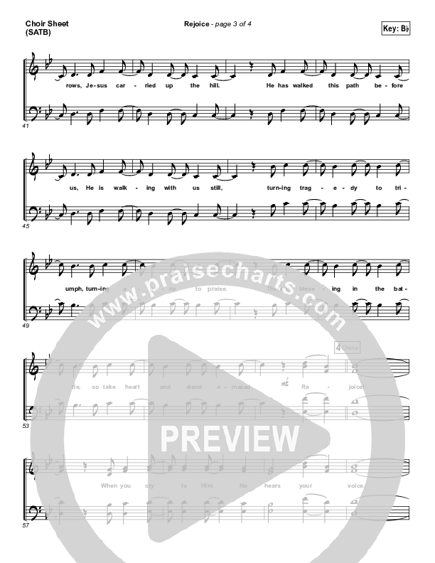 Rejoice Choir Vocals (SATB) (Dustin Kensrue)