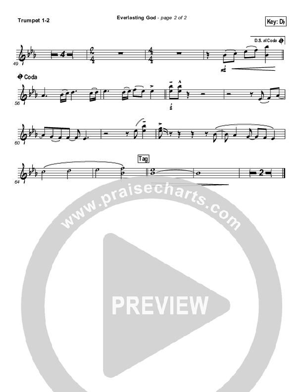 Everlasting God Trumpet 1,2 (Chris Tomlin)