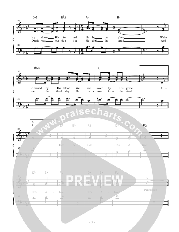 Resurrection Chant Lead Sheet (Heart Of The City)