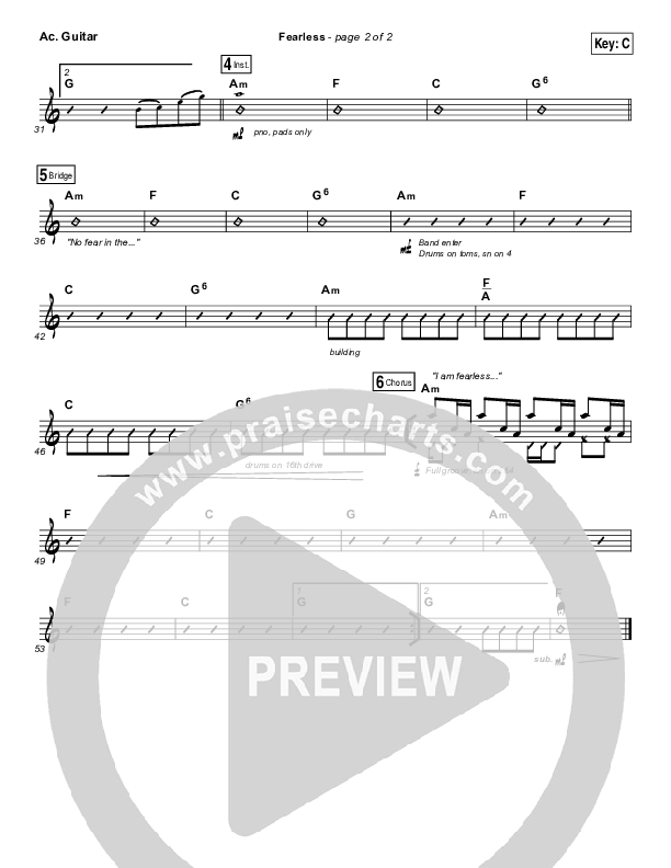 Fearless Acoustic Guitar (Mia Fieldes)