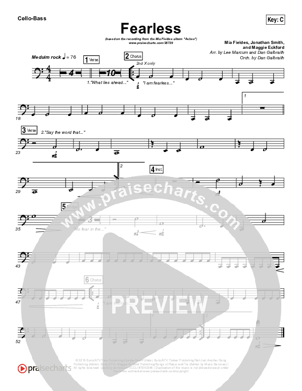 Fearless Cello/Bass (Mia Fieldes)