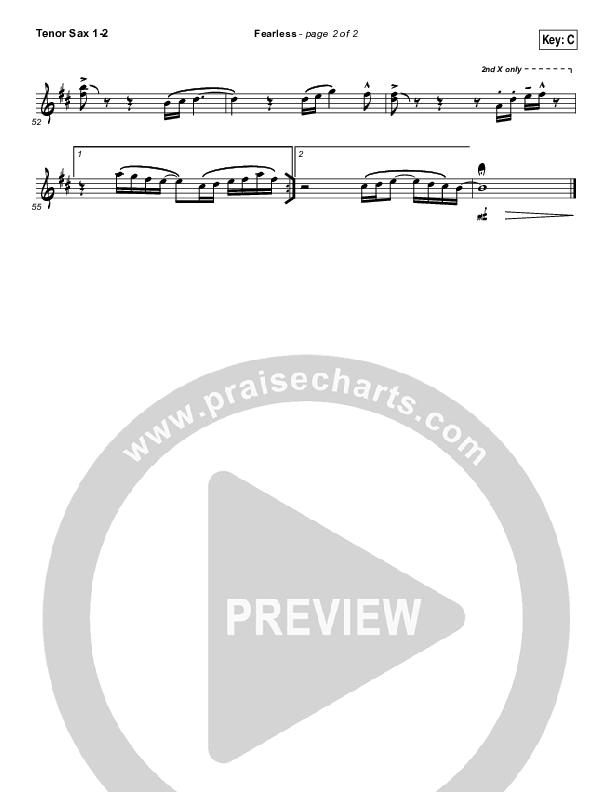 Fearless Tenor Sax 1/2 (Mia Fieldes)