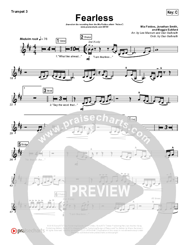 Fearless Trumpet 3 (Mia Fieldes)