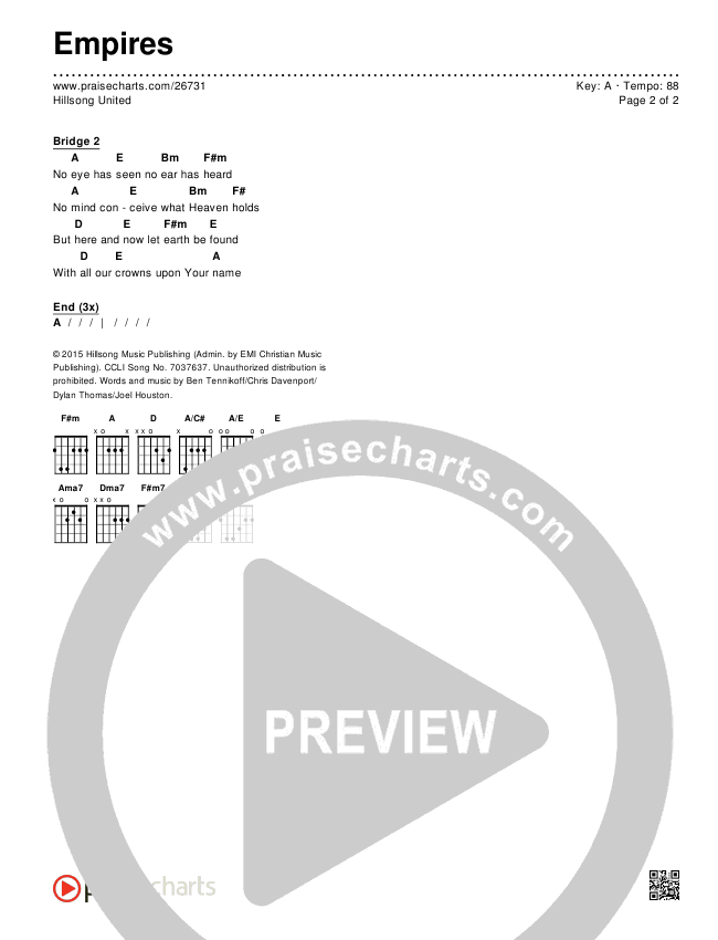 Empires Chords & Lyrics (Hillsong UNITED)