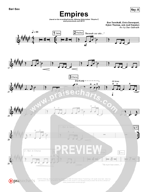 Empires Bari Sax (Hillsong UNITED)