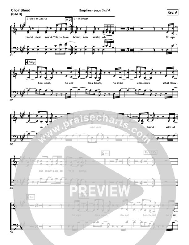 Empires Choir Vocals (SATB) (Hillsong UNITED)