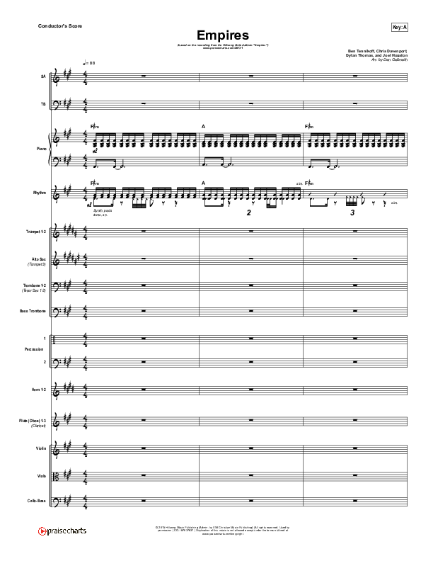 Empires Conductor's Score (Hillsong UNITED)