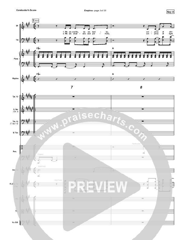 Empires Conductor's Score (Hillsong UNITED)