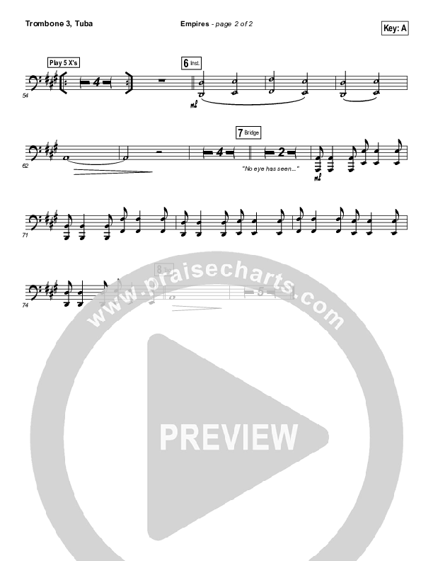 Empires Trombone 3/Tuba (Hillsong UNITED)