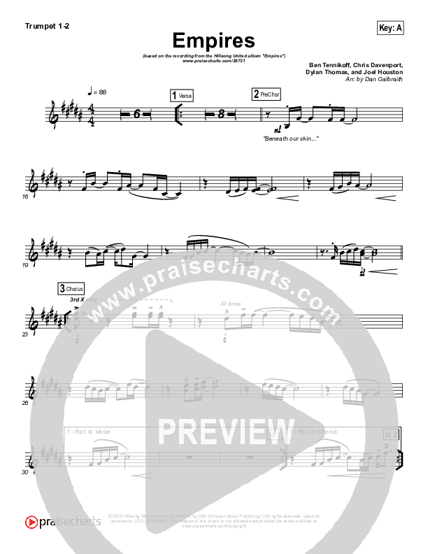 Empires Brass Pack (Hillsong UNITED)