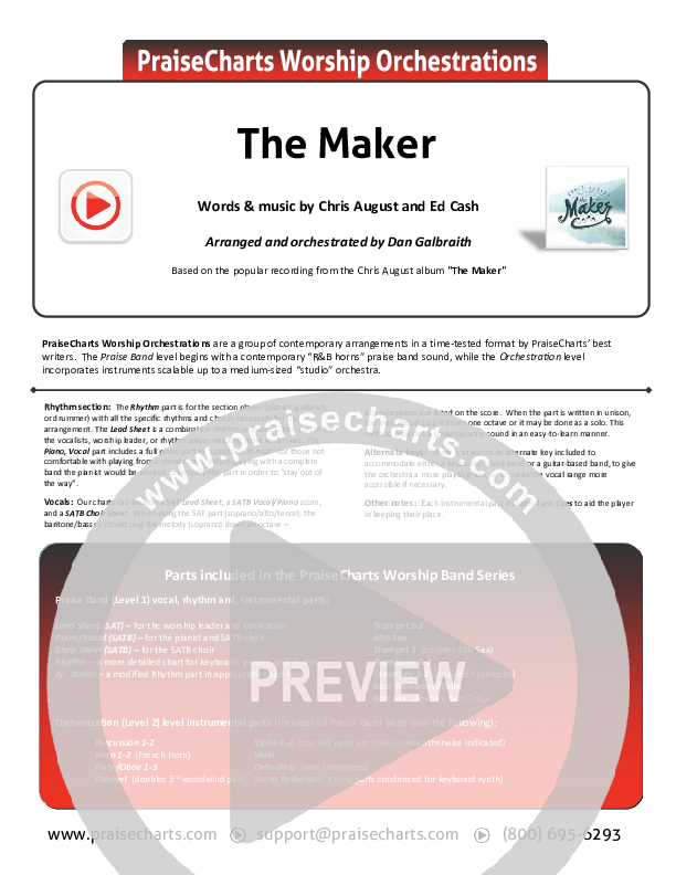 The Maker Cover Sheet (Chris August)