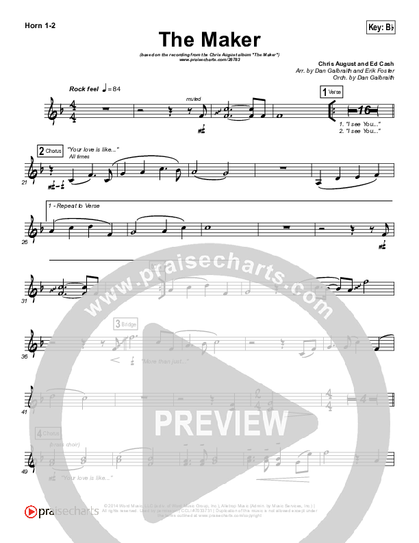 The Maker French Horn 1/2 (Chris August)