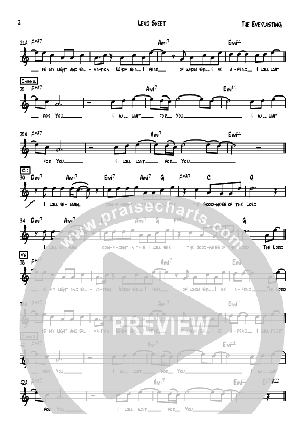 The Everlasting Lead Sheet (Grace Covenant Worship)