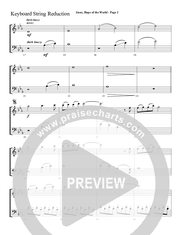 Jesus Hope Of The World Synth Strings (Sherwood Worship)