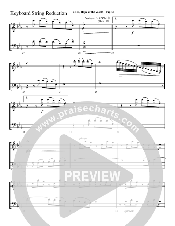 Jesus Hope Of The World Synth Strings (Sherwood Worship)