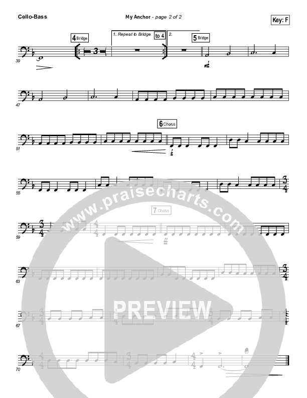 My Anchor Cello/Bass (Christy Nockels)