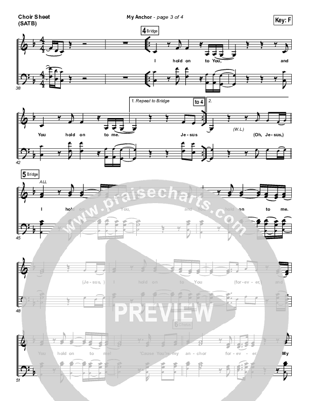 My Anchor Choir Vocals (SATB) (Christy Nockels)