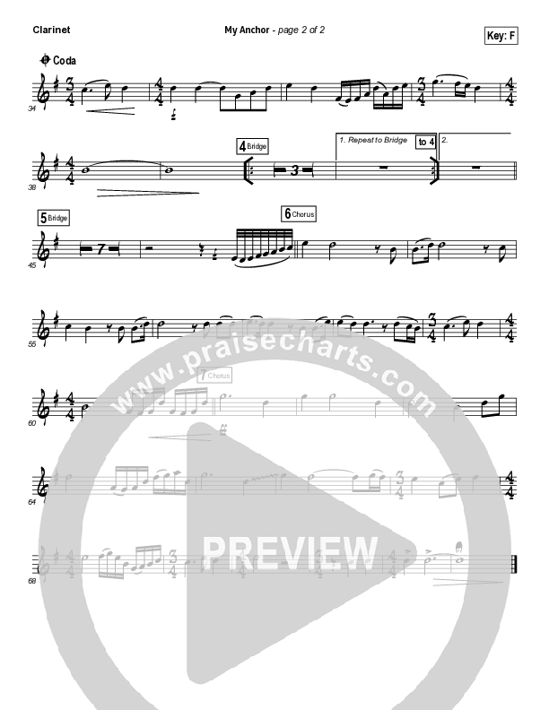 My Anchor Clarinet (Christy Nockels)