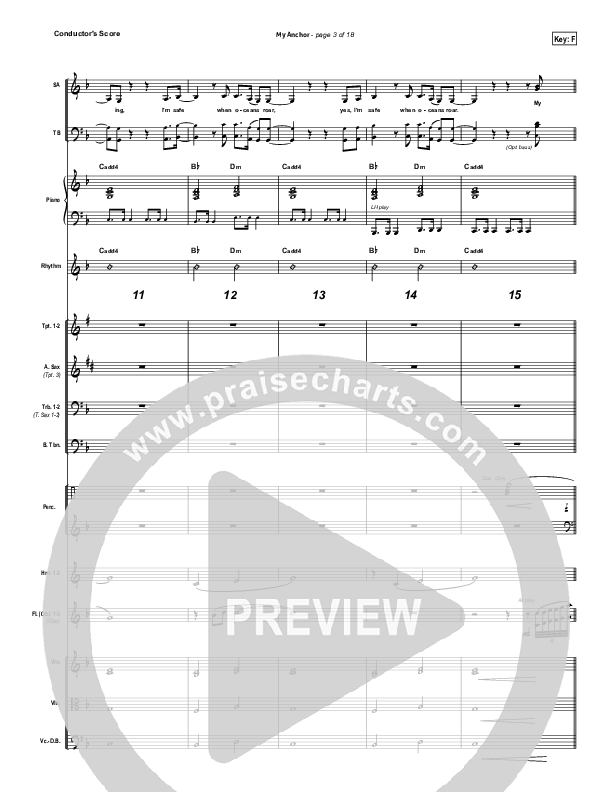 My Anchor Conductor's Score (Christy Nockels)