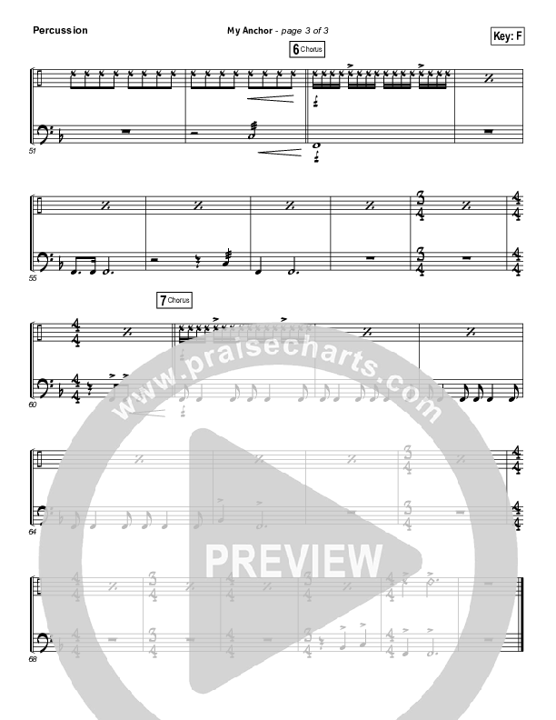 My Anchor Percussion (Christy Nockels)